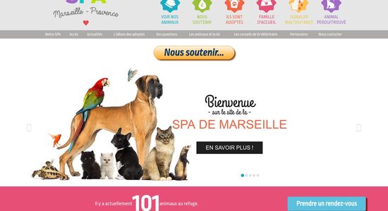 capture écran du site http://www.spa-marseille.com/